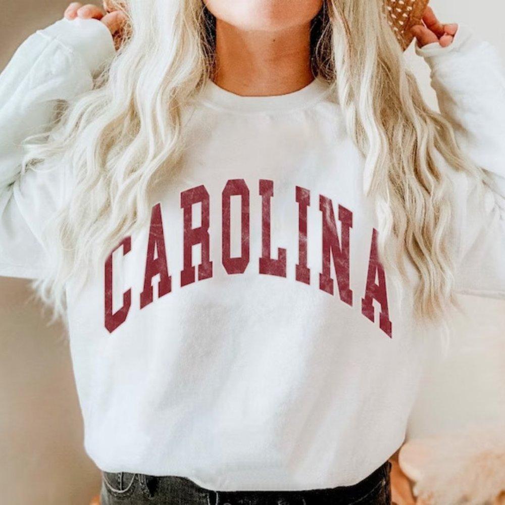Carolina Sweatshirt Crewneck, Carolina Gamecocks Sweater, Look South Carolina